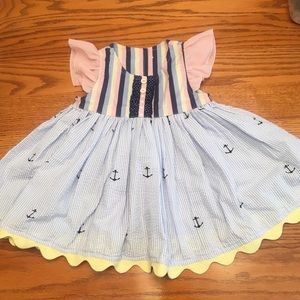 Matilda Jane Flutter Sleeve Seersucker Top/Dress